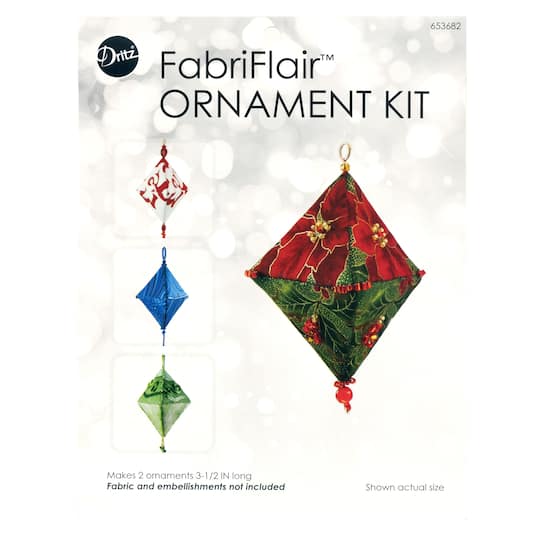 Dritz&#xAE; FabriFlair 3.5&#x22; Trilliant Pattern Ornament Kit